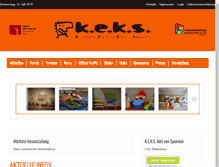 Tablet Screenshot of keks-speyer.de